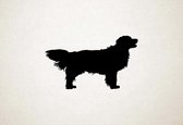 Silhouette hond - Kooikerhondje - M - 53x90cm - Zwart - wanddecoratie