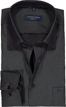 CASA MODA comfort fit overhemd - antraciet grijs - Strijkvrij - Boordmaat: 54