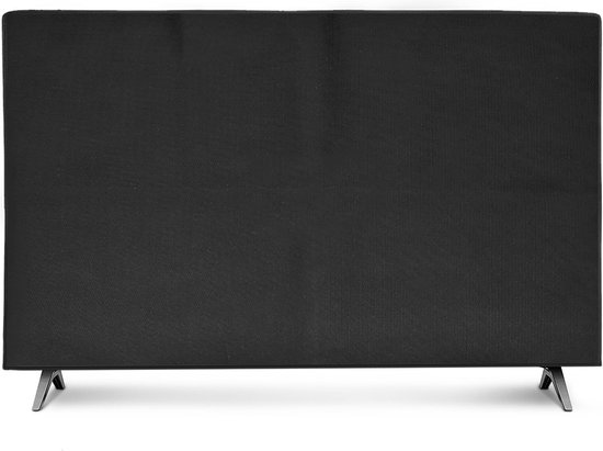 kwmobile tv hoes voor 75 TV cover - Beschermhoes voor televisie - Voor binnen - Tegen vuil en stof - In zwart