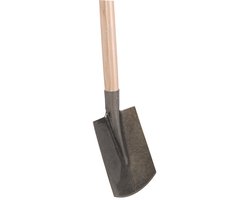 Talen Tools - Dulspade - Gehard staal - Gebogen - Essenhouten steel - 85 cm