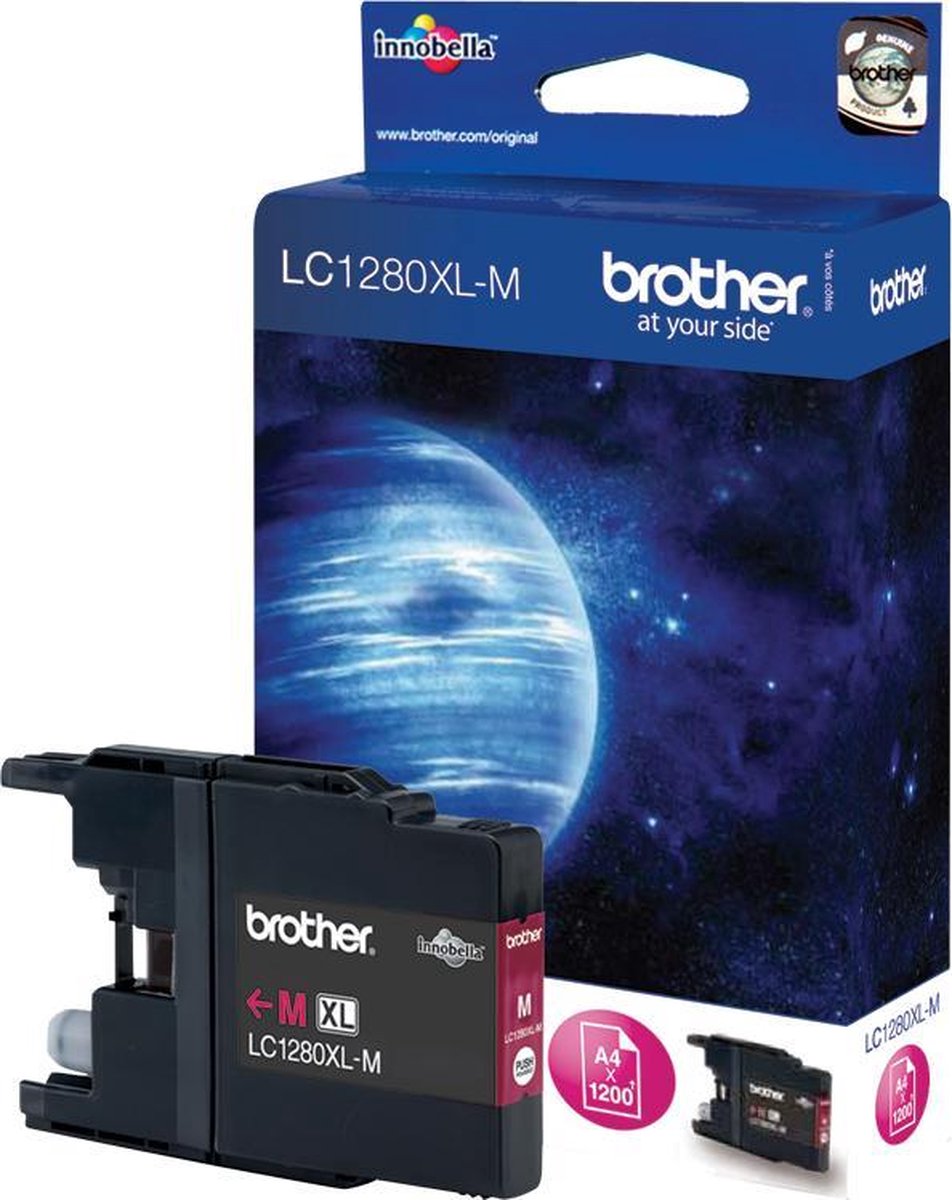 Brother LC-1280 - Inktcartridge - Magenta