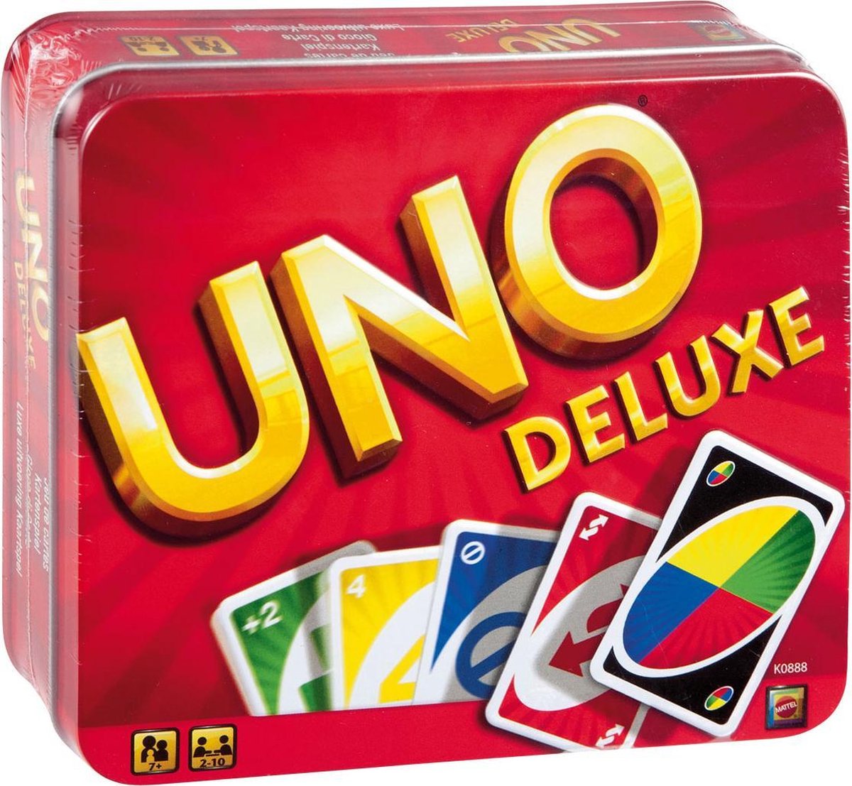 Mattel Games, UNO Boîte Métallique, Jeux De Cartes Familial Pour