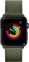 LAUT - Bandje voor Apple Watch 7 41mm - Nylon Technical Watch Strap Groen