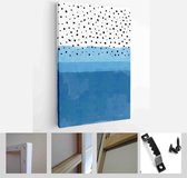 Set of Abstract Hand Painted Illustrations for Postcard, Social Media Banner, Brochure Cover Design or Wall Decoration Background - Modern Art Canvas - Vertical - 1883932879 - 40-3