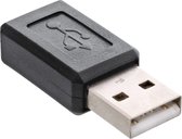 InLine USB Micro B (v) - USB-A (m) adapter - USB2.0 / zwart