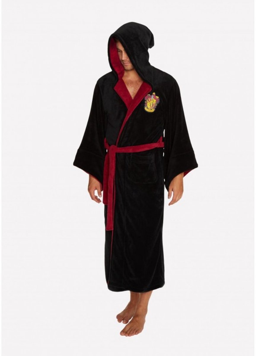 Groovy Zachte fleece badjas - Harry Potter: Gryffindor / Griffoendor - One size