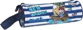 Must Etui Junior Piraat 20 X 6,5 Cm Polyester Blauw/wit