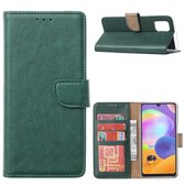 Fonu Boekmodel hoesje Samsung A22 5G Groen