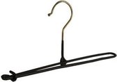 De Kledinghanger Gigant - 30 x Broekspeld metaal met zwarte anti-slip coating, 26 cm