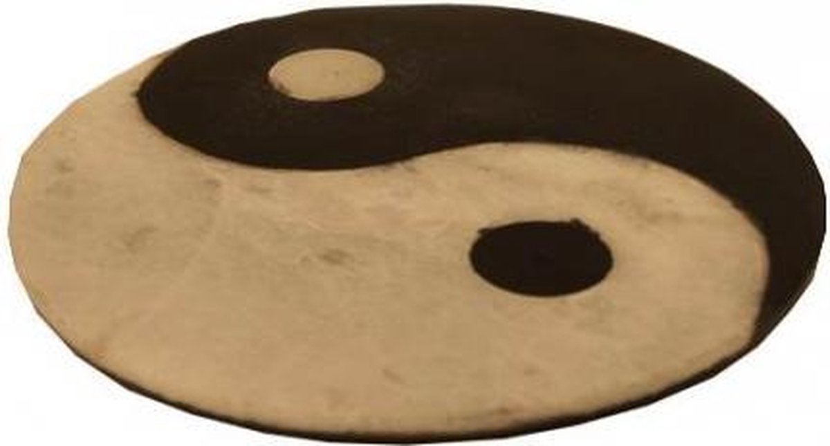 Goedkoopste Wierookbrander Yin Yang zeepsteen - 10 cm - (1st.) - S