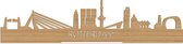 Standing Skyline Rotterdam Bamboe hout - 40 cm - Woondecoratie design - Decoratie om neer te zetten - WoodWideCities