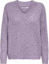 Only ONLBRITNEY LS V-NECK PULLOVER - Crocus  Purple