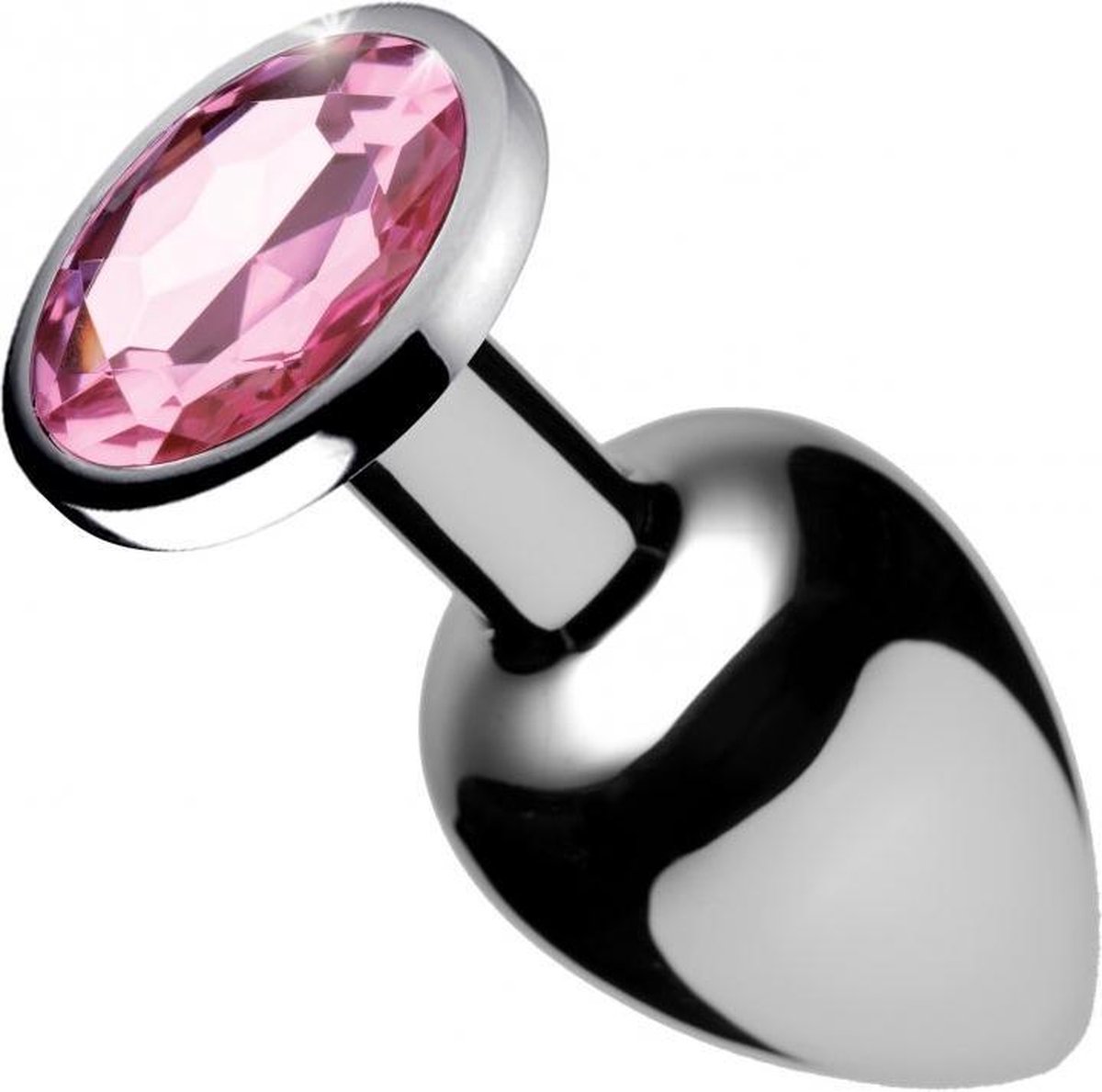 Goedkoopste XR Brands - Booty Sparks - Pink Gem Anal Plug Medium - Pink