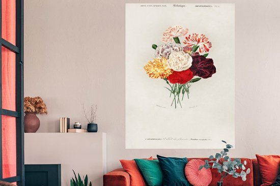 Affiche Fleurs - Vintage - Feuille - 120x180 cm XXL