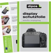 dipos I 6x Beschermfolie mat compatibel met Nikon D 5600 Folie screen-protector