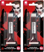 Halloween 10x Nep bloed schmink/make up tubes 28 ml - Kunstbloed - Horror/Halloween thema filmbloed