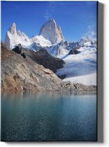 Walljar - Fitz Roy - Muurdecoratie - Canvas schilderij