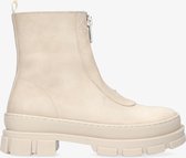 Tango | Romy welt new 3-a light beige zipper boot - light beige sole | Maat: 39