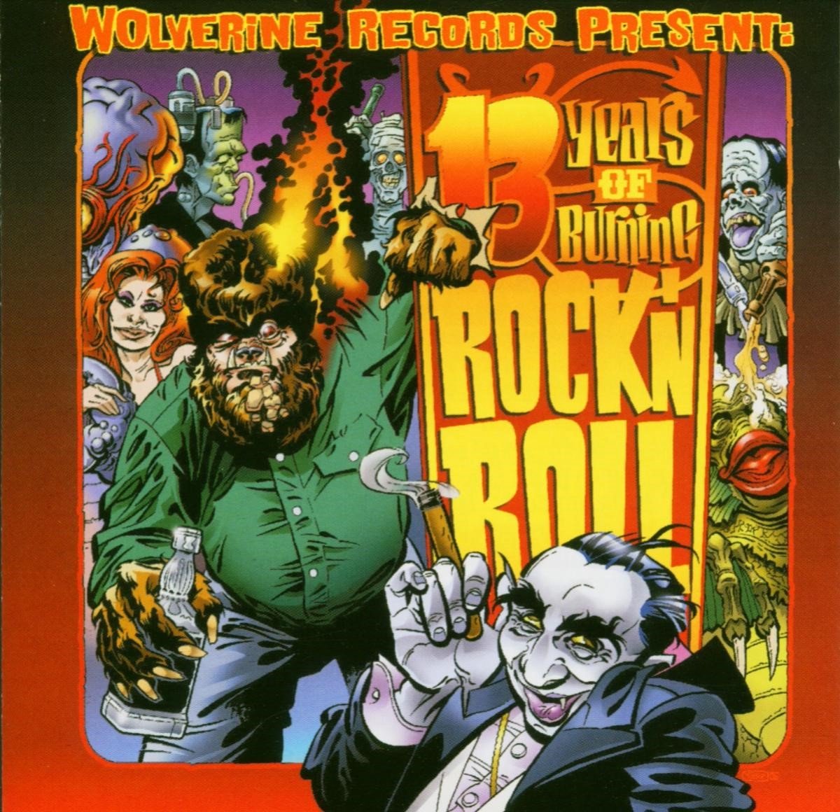 Various Artists - 13 Years Of Burning Rock'n'Roll (CD)