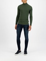 Purewhite -  Heren Slim Fit    T-shirt  - Groen - Maat S