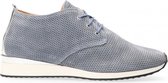 Van Dalen  - Helit Veterschoen Suede - Blue - 38