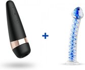 Satisfyer Pro 3 - Clitorisstimulator + Glazen G-Spot Dildo