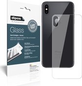 dipos I 2x Pantserfolie helder compatibel met Apple iPhone XS Max Rückseite Beschermfolie 9H screen-protector