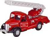 Metalen Brandweer: Ladderwagen 13,5 cm