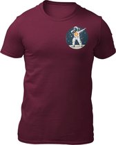 Dabbing Cryponaut - Bitcoin - Heren T-Shirt - Crypto - Doge Coin- Getailleerd - Katoen