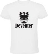 Deventer Heren t-shirt |  go ahead eagles | Wit