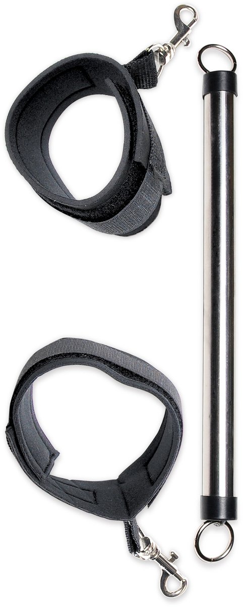 Pipedream Wanachi - Spreader Bar - Handboeien - Zwart