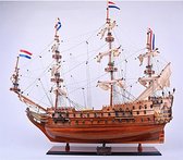 Houten schip - schaalmodel - the '' ZEVEN PROVINCIEN '' - miniatuur - 94 cm breed