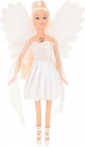tienerpop Dream Fairy met licht meisjes 30 cm wit