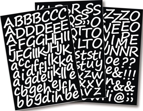 Alfabet stickers 3 cm | bol.com