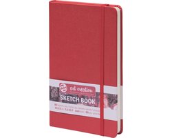 Carnet de croquis Talens Art Creation rouge 13x21 140grammes