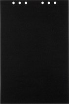 (Art.no. 920710) 20 vel MyArtBook Paper 120 GSM Black drawingpaper Size 210 x 314 mm (A4) - 6 punch holes - perforation