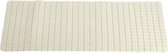 Anti-slip badmat creme wit 69 x 39 cm rechthoekig - Badkuip mat - Grip mat voor in douche of bad