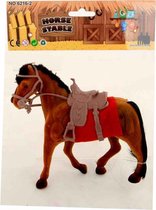 paard junior 22 x 18 cm bruin/rood 3-delig
