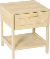 Medina Grape Bay Nachtkastje - Naturel - Gefabriceerd Hout - cm x 15,74 cm x 18,89 cm