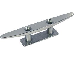 Kikker - Vlak met 2 gaten - RVS A4-AISI 316 - 250 mm