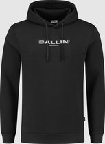 Ballin Amsterdam -  Heren Regular Fit   Hoodie  - Zwart - Maat S