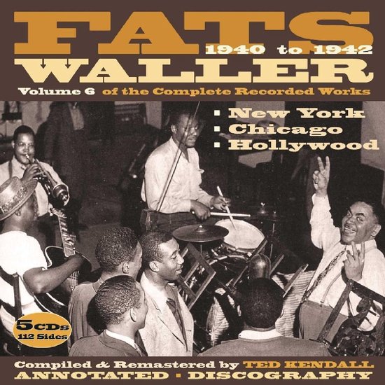 Fats Waller - The Complete Recorded Works, Vol. 6 New York, Chicago & Hollywood (5 CD)