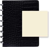 Atoma | Notebook Systeem | Pur | Copy book | croco edition | A5 | zwart | Blanco
