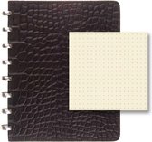 Atoma | Notebook Systeem | Pur | Copy book | croco edition | A5 | bruin | Dots