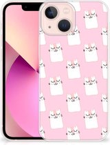 GSM Hoesje geschikt voor iPhone 13 mini Beschermhoesje Sleeping Cats