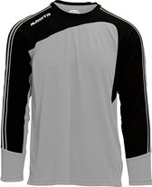 Masita | Keepersshirt Forza - Heren - Dames - Kind - Ademend Vochtregulerend Quick-Dry Technologie - GREY/BLACK - 128