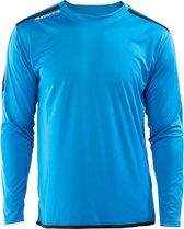 Masita | Keepershirt Striker - Elleboogpolstering - Ademend Vochtregulerend Quick-Dry Tech - SKY BLUE/BLACK - L