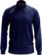 Masita | Trainingsjack Heren - Supreme trainingsvest - Comfortabel Sportvest - Zakken met Rits - Houdt warm - Voelt Licht aan - marine - 152