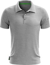 Masita | Polo Shirt Heren - Sportpolo - Korte Mouw - 100% Katoen - Kreukvriendelijk Dunne Stof - GREY - S