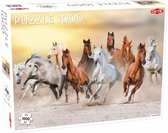 legpuzzel Wild Horses 67 x 48 cm karton 1000 stukjes